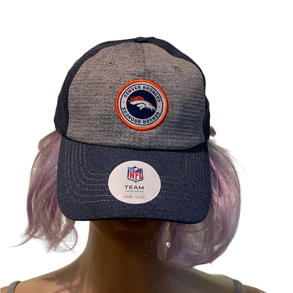 NFL Denver Broncos Officially Licensed Team Headwear Coiled Ballcap Hat OSFA NWT - Picture 2 of 7